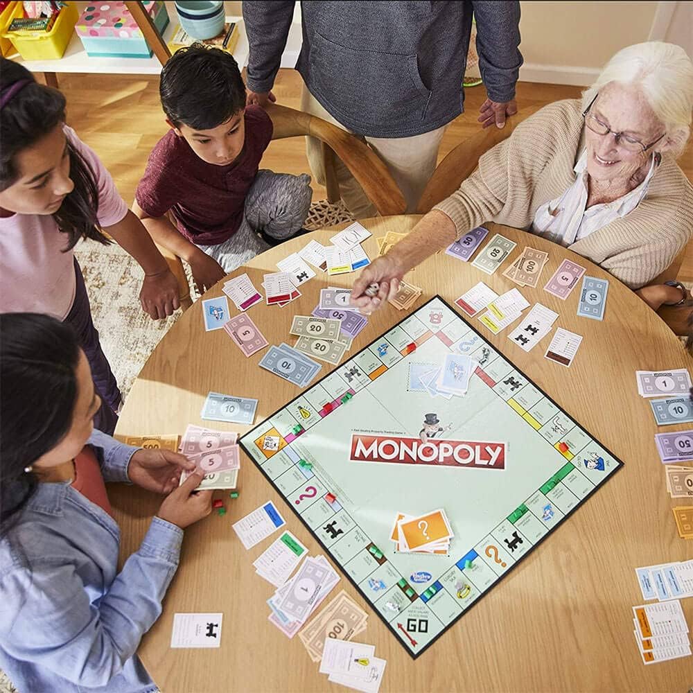 Special themed Monopoly edition being played